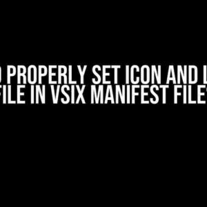 How to Properly Set Icon and License File in VSIX Manifest File?