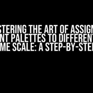 Mastering the Art of Assigning Different Palettes to Different Geoms but Same Scale: A Step-by-Step Guide