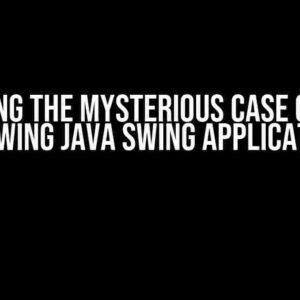 Solving the Mysterious Case of the Slowing Java Swing Application